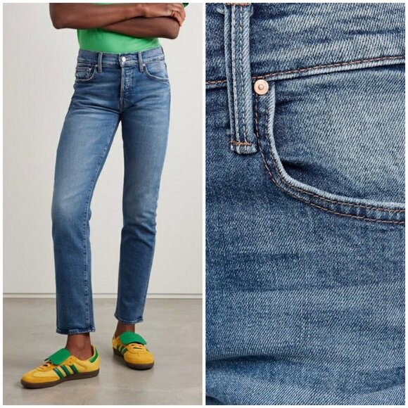 💕MOTHER SUPERIOR💕 The Hiker Skimp Jeans ~ Dream Team Button Fly 31 NWT - Picture 5 of 16